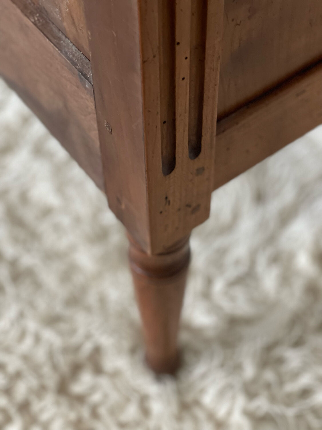 Commode bois et laiton