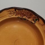 Set of 5 hollow plates in polish ceramic