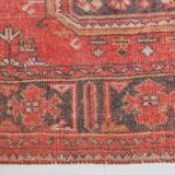 3x11 Vintage Pastel Pink Vintage Runner Rug, 84x335Cm