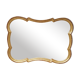 Mirror wooden gold twentieth 81x58cm