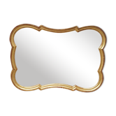 Mirror wooden gold twentieth 81x58cm