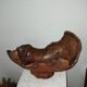 70s olive wood monoxyl cup