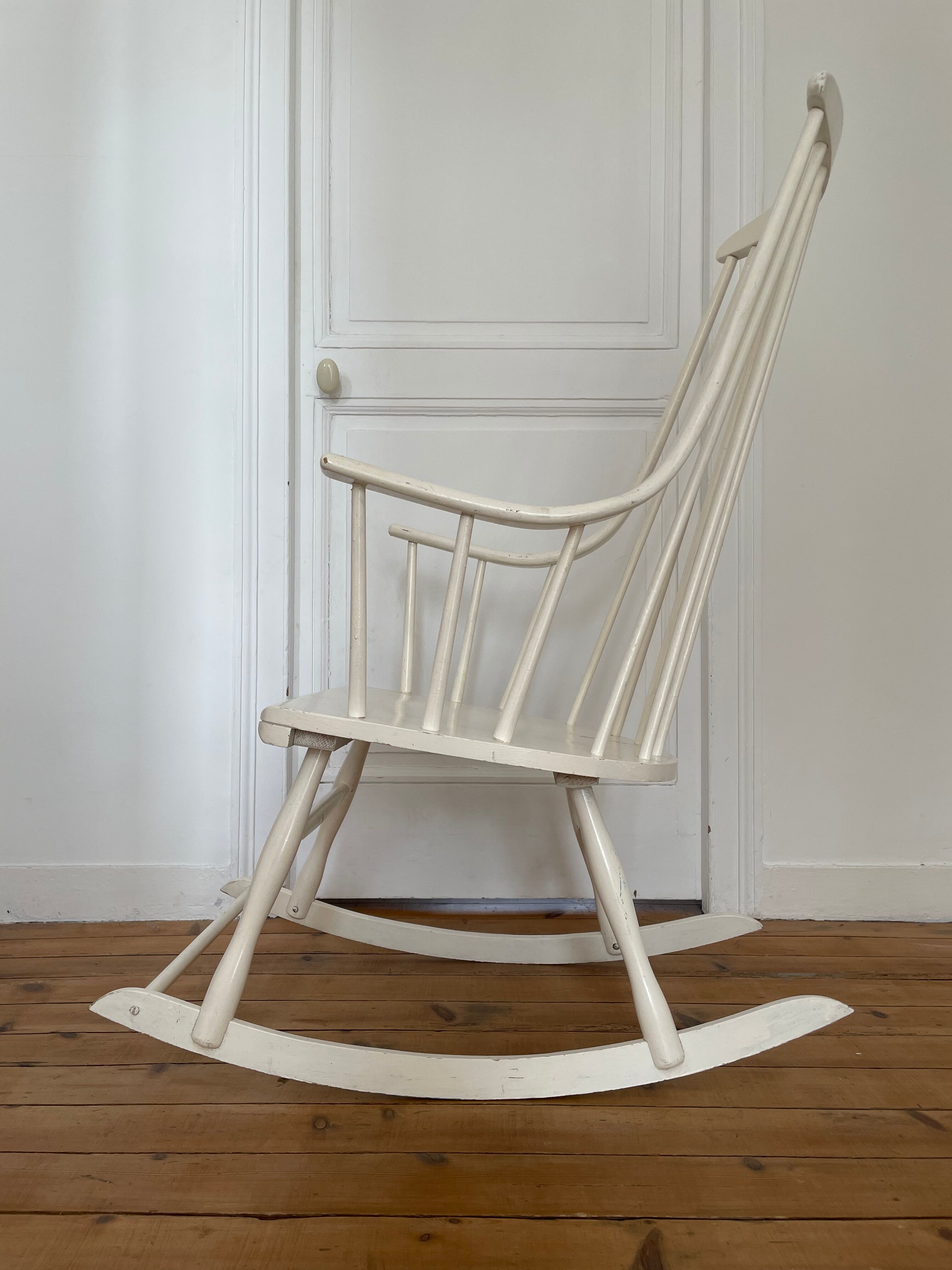Lena Larsson rocking chair for Nesto, 1960s