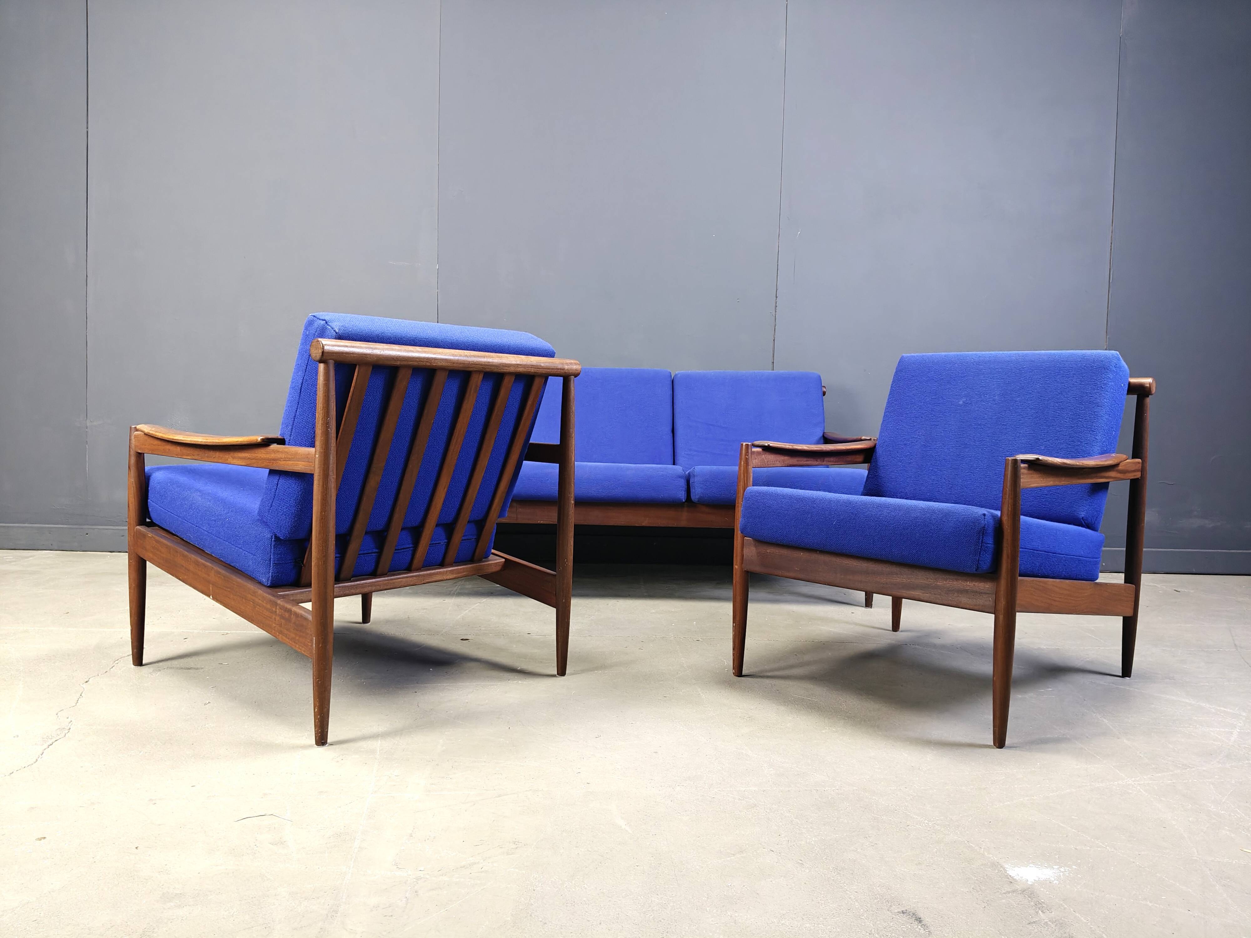 Ensemble de canapés scandinaves du milieu du siècle, années 1960