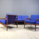 Ensemble de canapés scandinaves du milieu du siècle, années 1960
