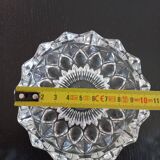 Set of three vintage glass ashtrays