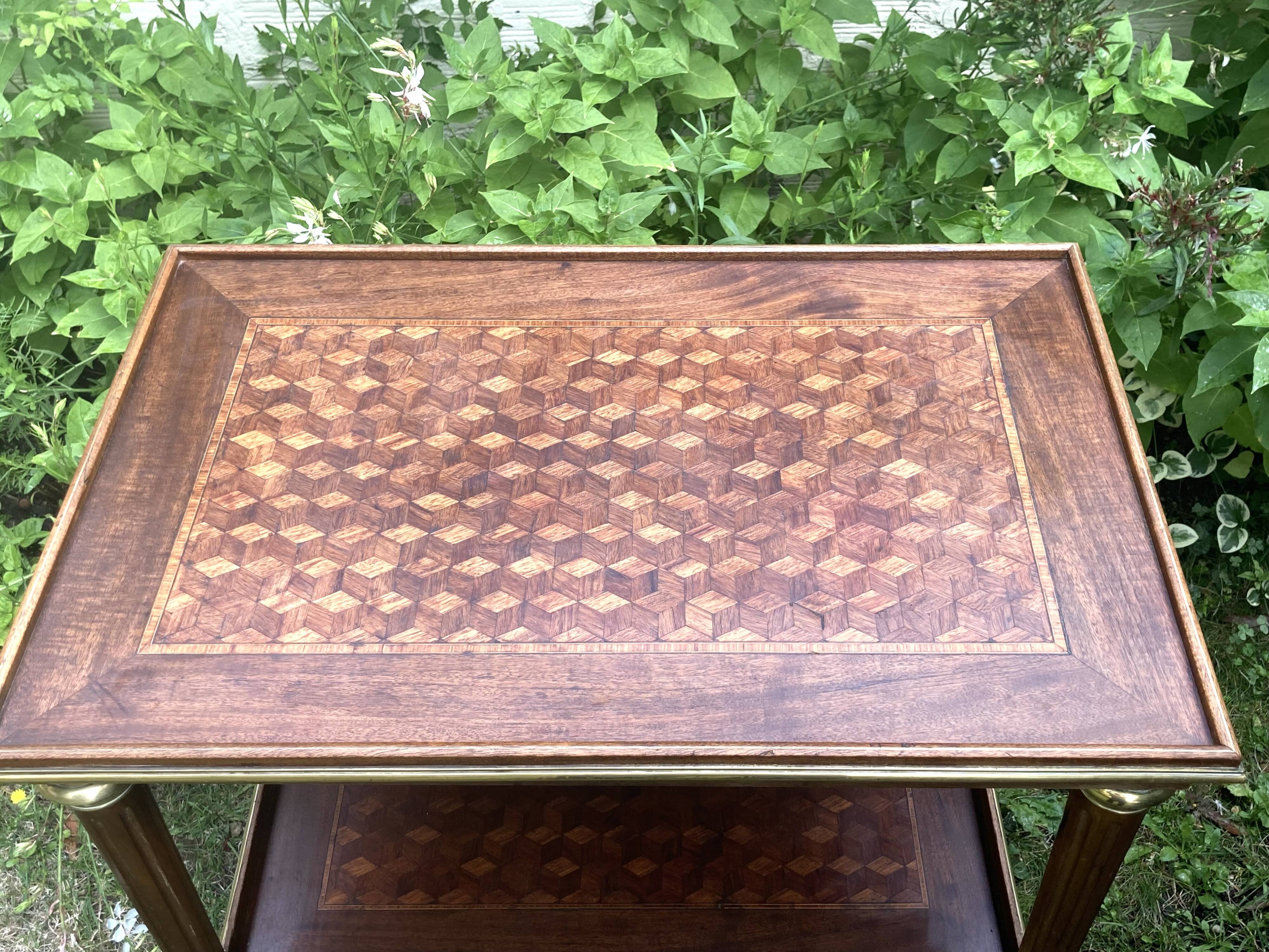 Tea table/Side table - Model making - Louis XVI