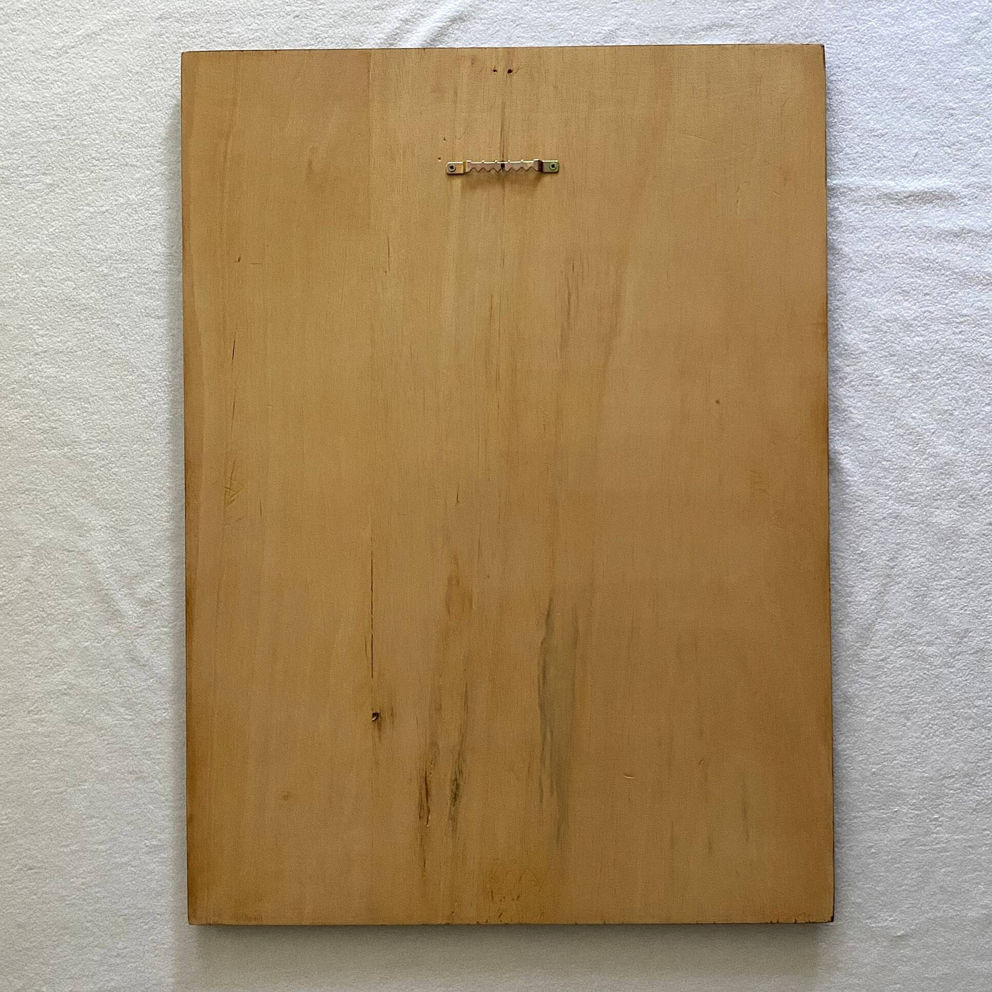 Table 45x60, Restored, Seascape, Wood marquetry