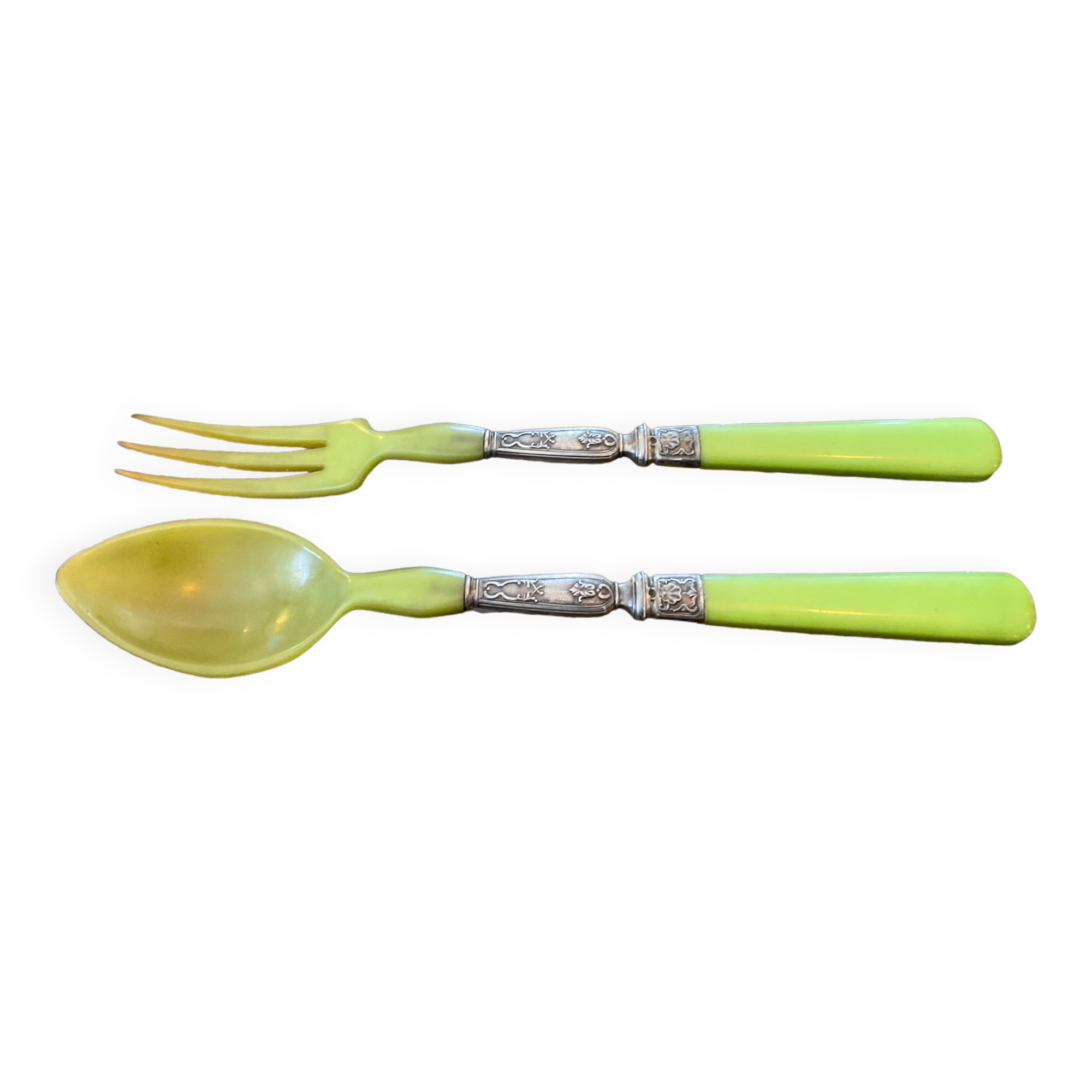 Salad cutlery .  1900