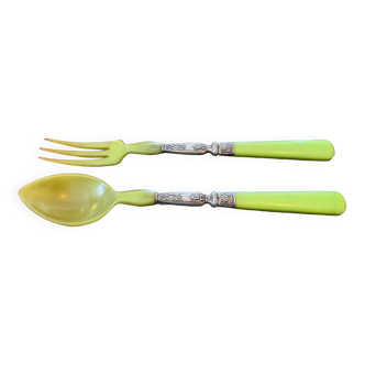 Salad cutlery .  1900