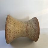 Vase diabolo en grès vintage