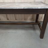 181 cm - Patinated spacer farm table