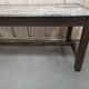 Table de ferme entretoise patinée