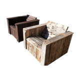 Fauteuils à palettes de bois
