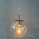 Small vintage bubble glass pendant Raak