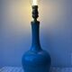 English ceramic lamp base Burmantofts Pottery England, 1880