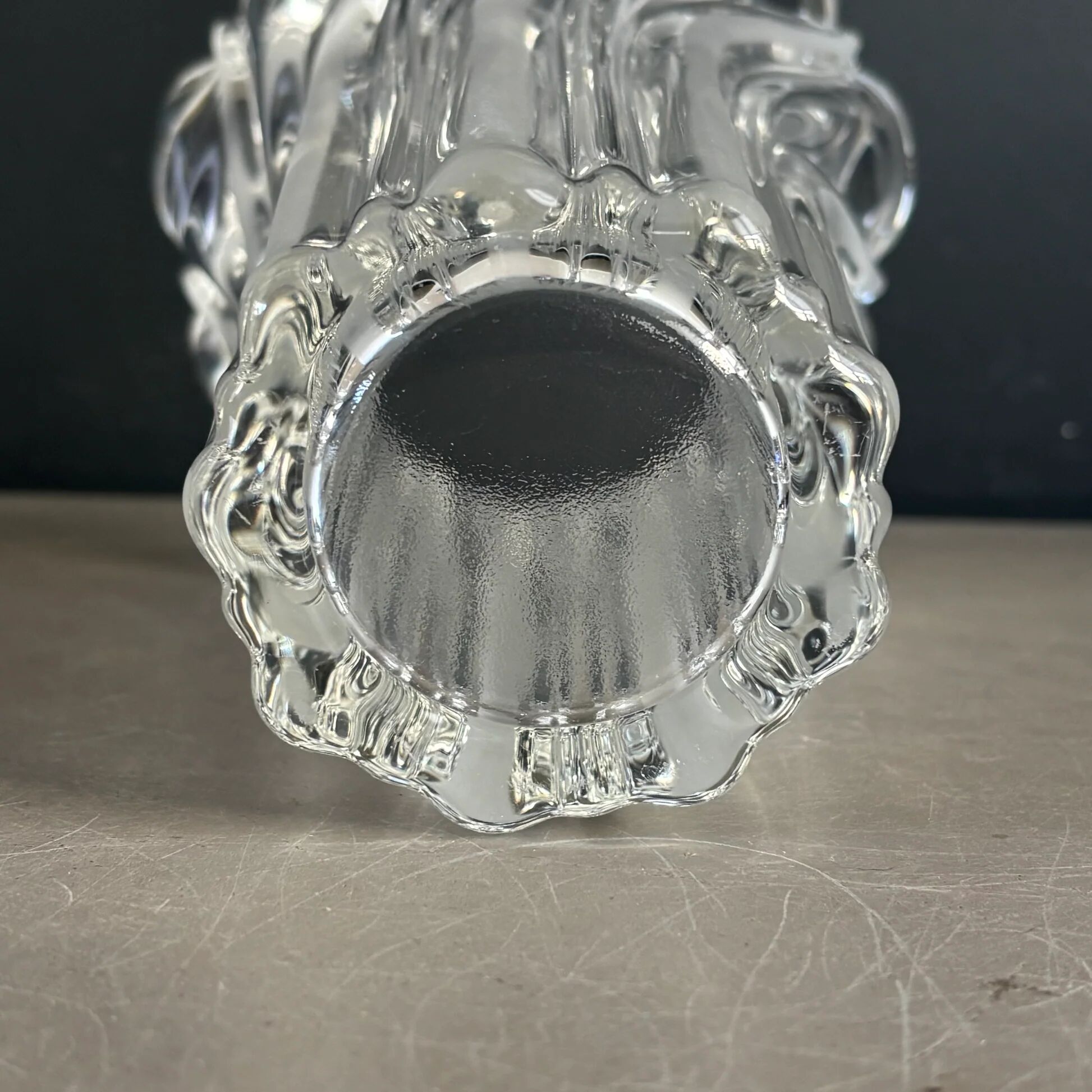 Vase en cristal art-déco 20cm - Ref 1329