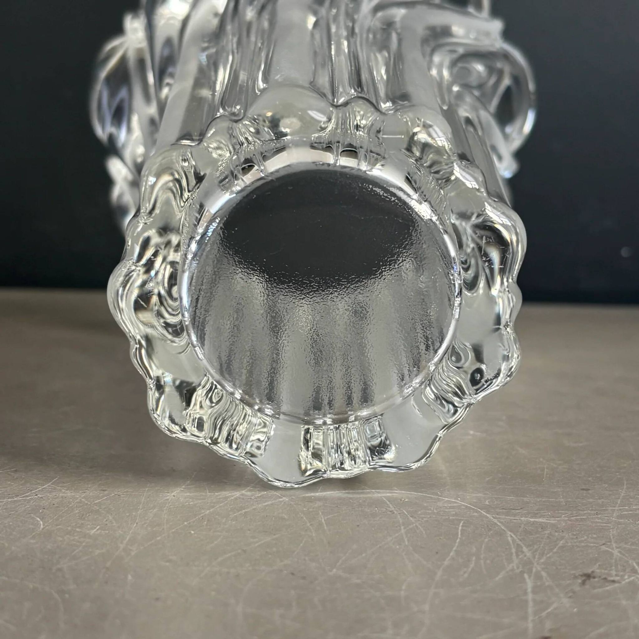 Vase en cristal art-déco 20cm - Ref 1329