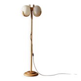 Atomic age floor lamp, vintage hotel lighting, Czechoslovakia 1970s