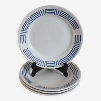 Set of 4 flat plates