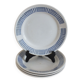 Set of 4 flat plates