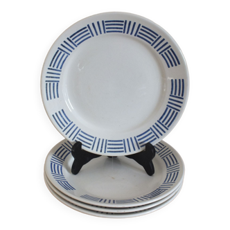 Set of 4 flat plates