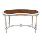 Painted wooden piano bench, Louis XVI style – Late 19th century