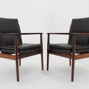 1960s Pair of Arne Vodder 431 Armchairs by Sibast Mobler, Denmark