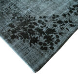 Handmade hi-low pile oriental 1970s 210 cm x 320 cm