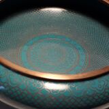 Coupe ancienne en bronze cloisonné chinois