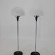 Pair of two floor lamps by Jaroslav Bejvl for Lidokov, 1960s