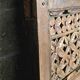 Large mirror - Indian carved wooden headboard