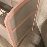 50s painted wood child bed