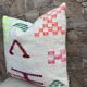 Handmade Berber wool cushion: Moroccan Kilim cushion (45x45cm)