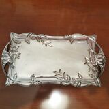 Silver modernist tray Meneses