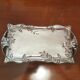 Silver modernist tray Meneses