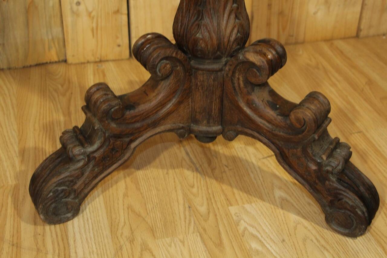 wooden candle holder 19th century