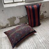 Paire de coussins XXL Kilim vintage