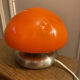 Orange mushroom lamp