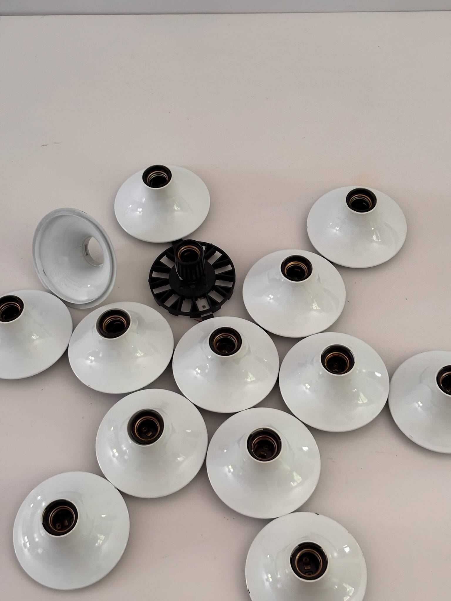 Composition of 13 Teti Wall Lights by Vico Magistretti for Artemide 1970 ABS Sp
