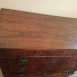 Commode restauration en noyer 4 tiroirs