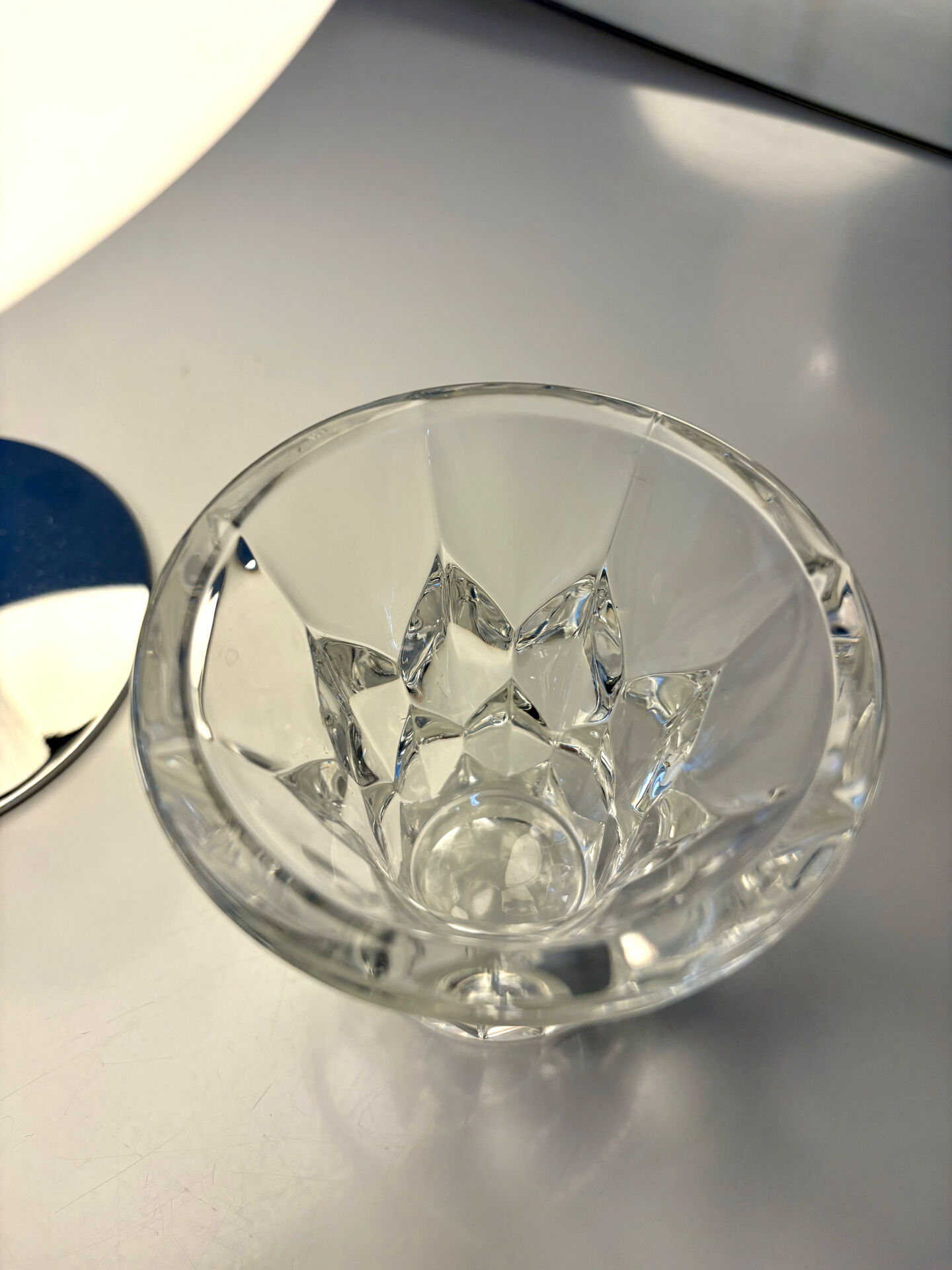 Vase « Villers » en cristal Val Saint Lambert – 1962