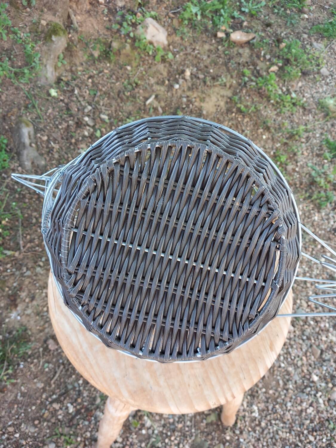 Chicken shaped egg basket