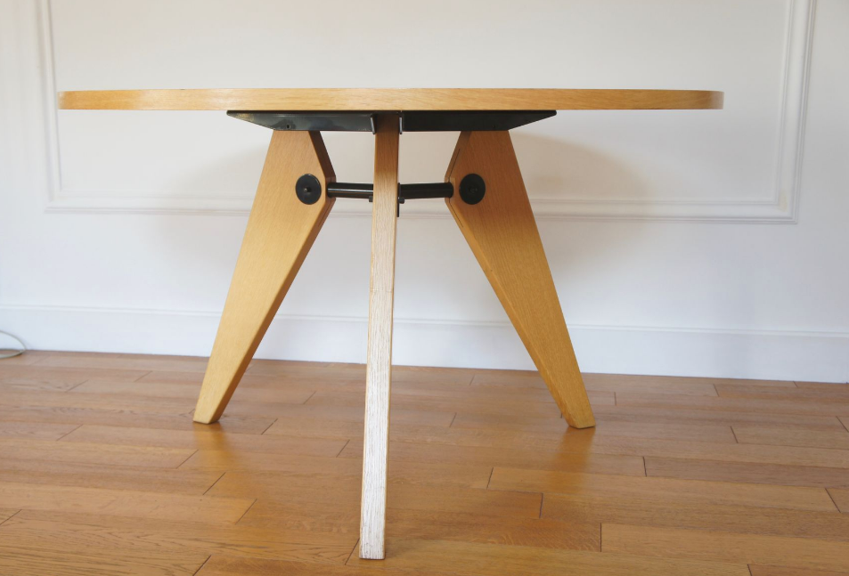 Pedestal table by Jean Prouvé for Vitra, 2003