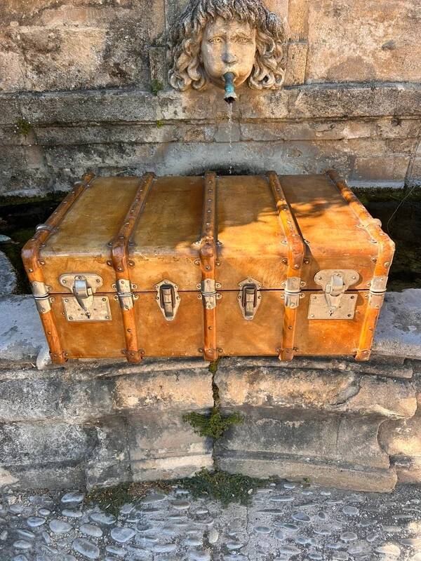 Old curved cabinet