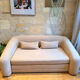 2-seater convertible sofa bed Westing model Eliot in fabric