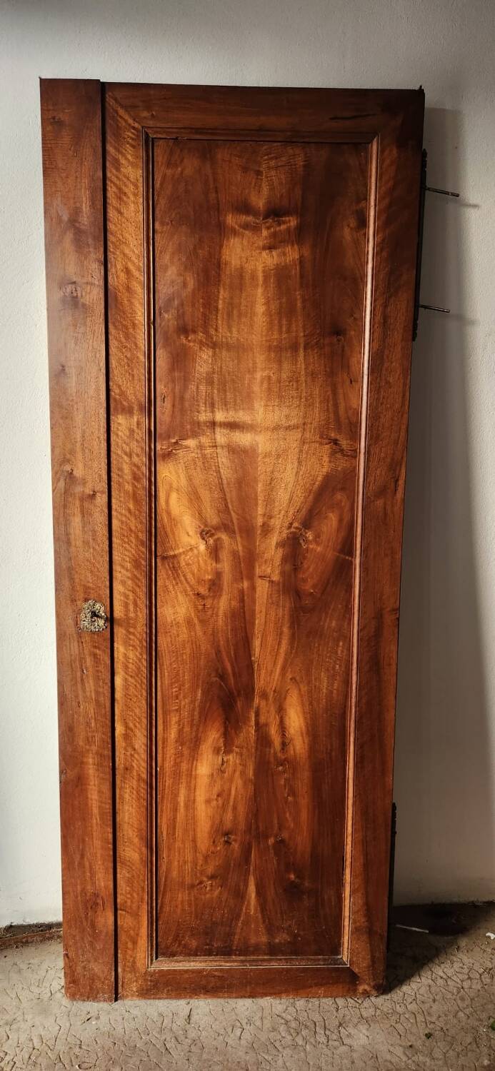 Antique walnut cabinet doors