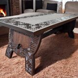 Vintage Brutalist Coffee Table / Coffee Table