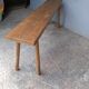 Bench 120 cm old solid wood with patina