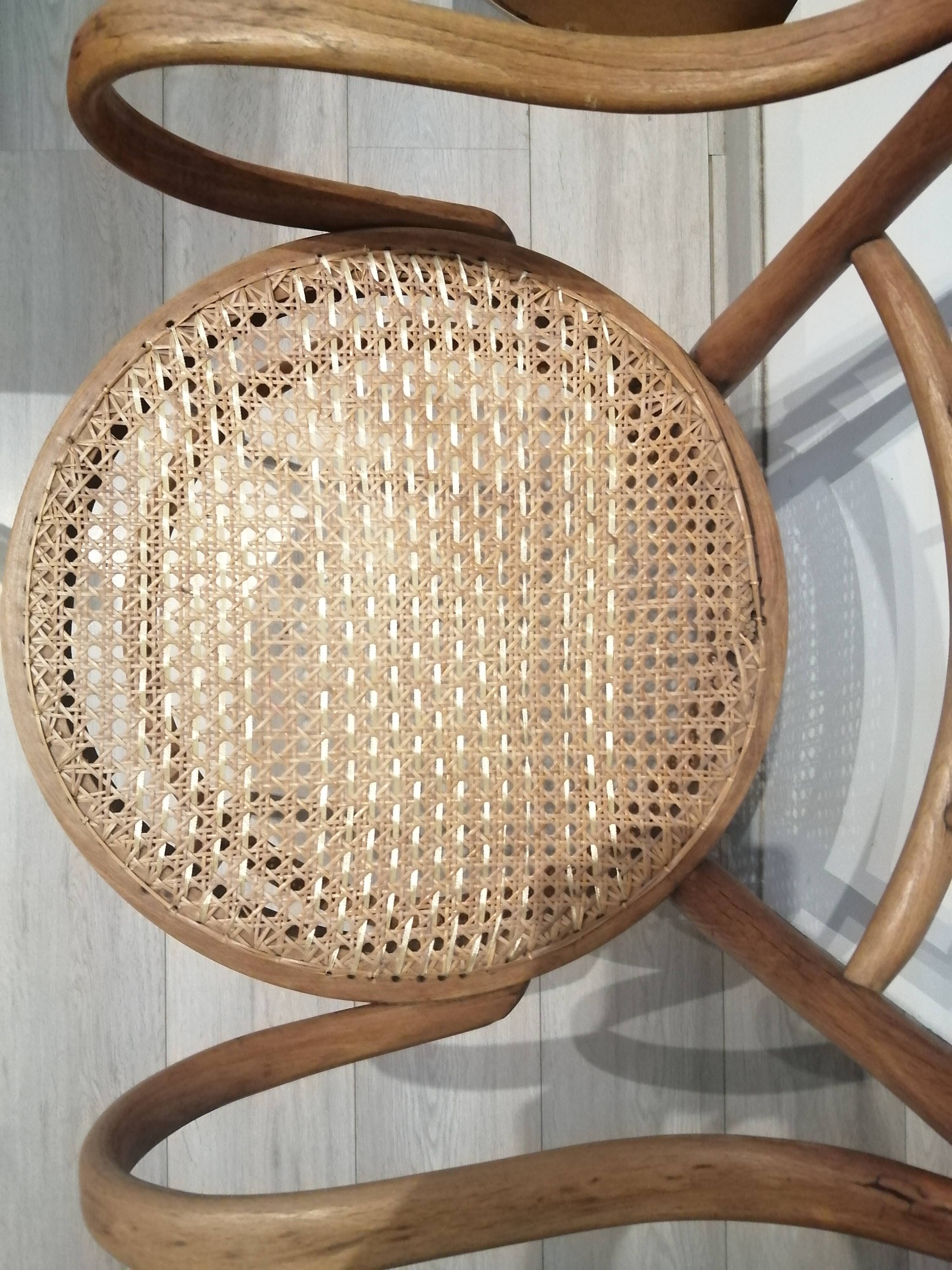 Fauteuil canné